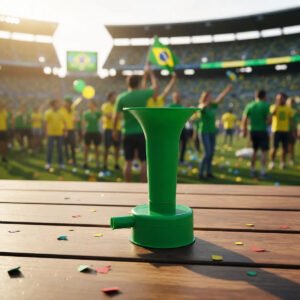 Kit 20 Mini Corneta Cornetinha Apito Assoprar Torcida Copa