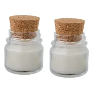 Kit 20 Mini Vela No Pote Sem Personalizar Lembrancinha Rolha