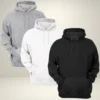 Kit 3 Moletom Blusa De Frio Agasalho Com Capuz Bem Quente
