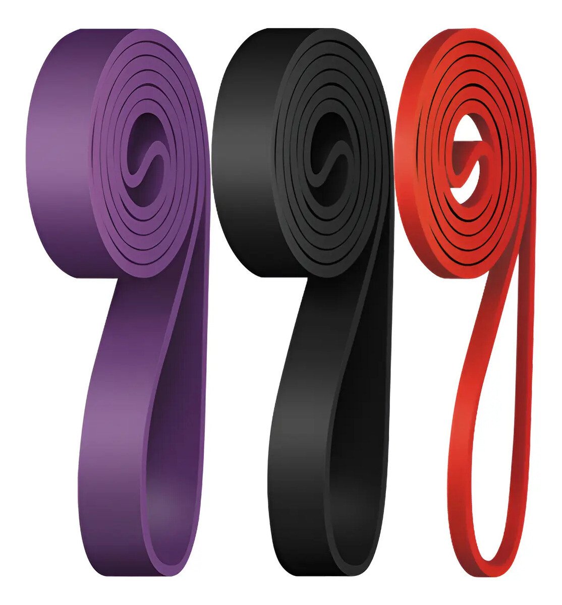 Kit 3 Pilates Super Bands Elastico-treino Musculaçao Faixa Kit 3 Pilates Super Bands Elastico-treino Musculaçao Faixa