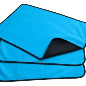 Kit 3 Tapetes Higiênico Lavável Preto 70x50cm 200 Lavagens