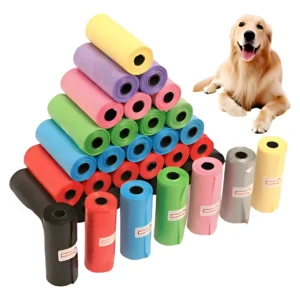 Kit 30 Refil Cata Caca Rolinhos Pet Sacolas Saquinho De Lixo