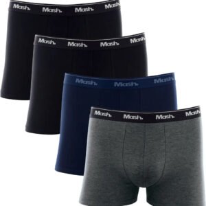 Kit 4 Cuecas Boxer Box Mash Algodão Cotton Original