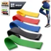 Kit 5 Faixa Elástica Super Mini Band Extensor Elástico Para Treino Resistência Funcional Academia Ginástica Yoga Esporte… A02 Coloridas Sem Marcações