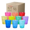 Kit 50 Copos Twister 200ml sem tampa para festa evento atacado