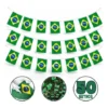 Kit 50 Metros Bandeirinhas Varal Brasil Copa Do Mundo 2026 Verde Brasil