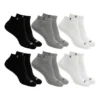 Kit 6 Pares Meias Soquete Cano Curto Baixo Algodão Polo Fit