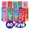 Kit 60 Balas Fini Tubes Sortidas 15g Cítricas e Doces