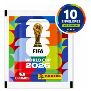 Kit 70 Figurinhas Copa do Mundo 2026 Panini 10 Envelopes