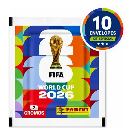 Kit 70 Figurinhas Copa Do Mundo 2026 10 Envelopes Da Panini Copa Do Mundo 2026 10 Kit 70 Figurinhas Copa Do Mundo 2026 10 Envelopes Da Panini Copa Do Mundo 2026 10