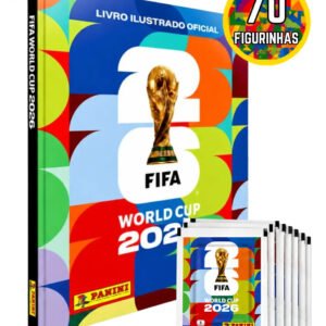 Kit Álbum Capa Dura + 70 Figurinhas Copa Do Mundo Fifa 2026