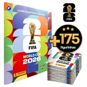 Kit Album Copa Do Mundo 2026 Capa Mole + 175 Figurinhas Fifa