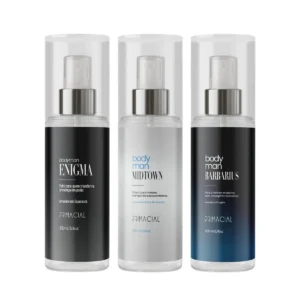Kit Body Splash Masculino Primacial Barbarius Enigma Midtown 200ml Original