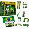 Kit Brasil Torcedor Copa Do Mundo 12 Peças Jogo Seleção