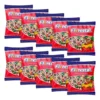 Kit C/10 Pacotes Bala Macia De Fruta Florestal 600g Total