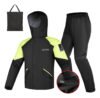 Kit Capa De Chuva Roupa Conjunto Para Motoqueiro Reforçada