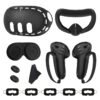 Kit Capa Proteção Silicone Para Meta Quest 3 Acessórios Vr Capa Para Headset E Protetor De Controle Anti-risco Anti-colisão Lavável Realidade Virtual Rv Capa Silicone Para Meta Quest 3