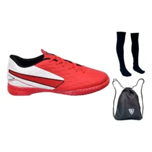 Kit Chuteira Futsal Impactor Adulto Infantil + Meião Bolsa