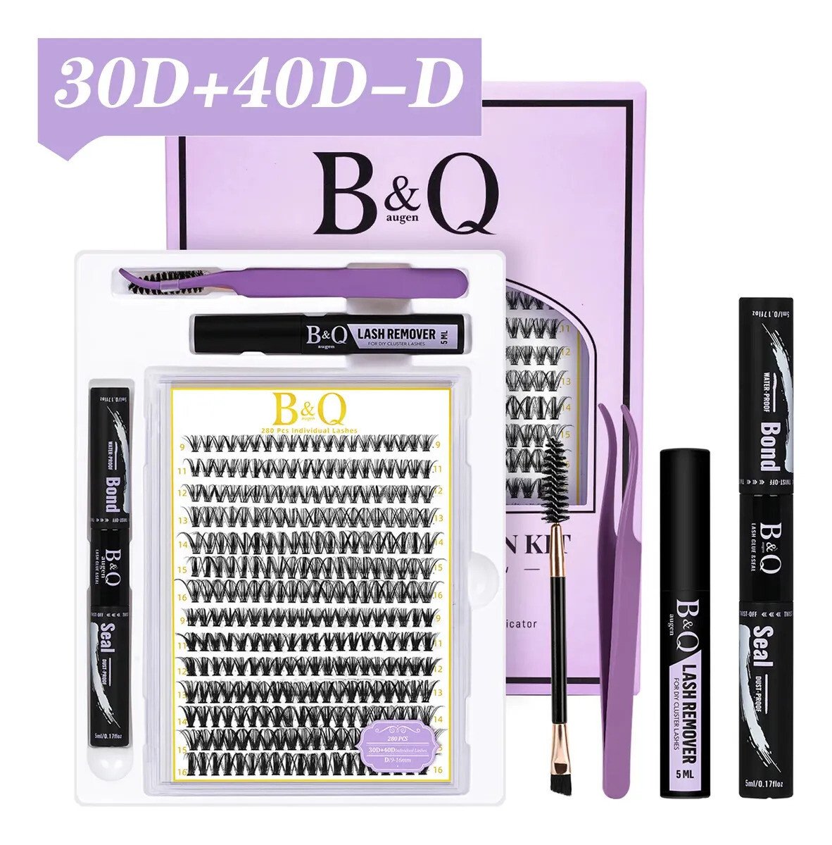 Kit Cílios Postiços B&qaugen 30d+40d Fácil Aplicação Alta Fixação Efeito Natural Leves Não Incomoda Ideal Para Iniciantes Resultado Profissional Custo Benefício D 1.6 Cm 0.07 Mm Kit Cílios Postiços B&qaugen 30d+40d Fácil Aplicação Alta Fixação Efeito Natural Leves Não Incomoda Ideal Para Iniciantes Resultado Profissional Custo Benefício D 1.6 Cm 0.07 Mm