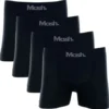 Kit 4 Cuecas Boxer Microfibra Mash Box Sem Costura Conforto Masculino
