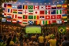 Kit com 48 bandeiras da Copa do Mundo 2026, varal de bandeiras Torakpa para decoração de eventos esportivos e festas