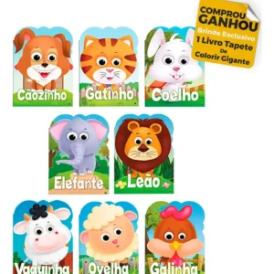 Kit Com 8 Livros Infantil Para Ler + 1 Livro De Colorir