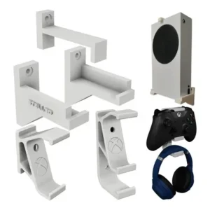 Kit Xbox Série S com dois controles e um fone de ouvido, compatível com console Xbox Série S