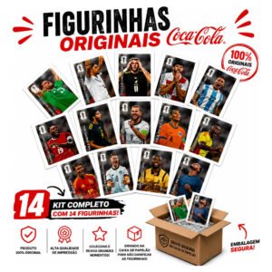 Kit Completo Figurinhas Álbum Da Copa 2026 Coca Cola