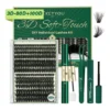 Kit De Extensões De Cílios Diy Keyyou 3d 80d+100d