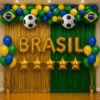 Kit Decoração Seleção Brasil Copa Do Mundo Balões Torcida