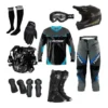 Kit Equipamento Motocross Trilha Pro Tork Cores Insane X 2019 C/ Luva