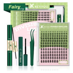 Kit Extensões De Cílios Diy Keyyou Fairy Efeito Invisível