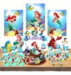 Kit Festa Pronto Ariel Pequena Sereia *78 Itens*