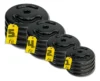 Kit Halter Anilhas Emborrachadas 48kg HouseFit para Treino Completo