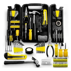 Kit Jogo de Ferramentas 200 Peças com Maleta Resistente Titanium Platina