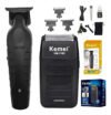 Kit Kemei Máquina De Corte Km-2299 E Acabamento Km-1102 Bivolt Preto 5v