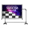 Kit Lona Banner Backdrop Estrutura 3×2 Completo Arte Inclusa Colorido
