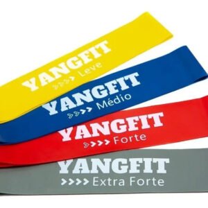 Kit Mini Bands Faixas Elásticas Circulares 4 Intensidades