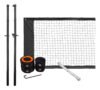 Kit Poste Mastro Beach Tennis Com Postes, Rede, Fita E Corda