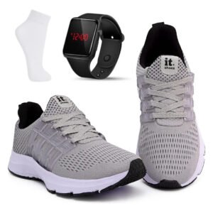Kit Tenis Feminino Academia + Relógio Digital Led + Meia