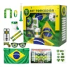 Kit Torcedor Brasil 12 Peças para Copa do Mundo 2026 NEXMIDIO
