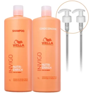 Kit Wella Invigo Nutri Enrich Shampoo Condicionador Válvulas Original para Nutrição