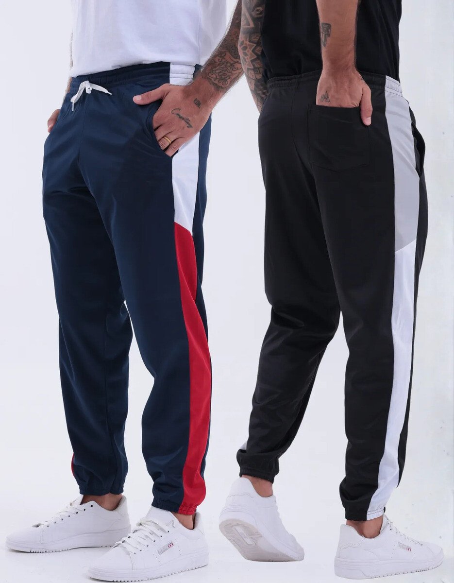 Kit2 Calça Moletom Masculina Academia Corrida Chimpa Esporte Kit2 Calça Moletom Masculina Academia Corrida Chimpa Esporte