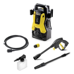 Lavadora De Alta Pressão Kärcher Prática Black 1500 Psi/libras 1400w 300l/h Com Aplicador De Detergente E Lança Regulável 127v Amarelo/preto