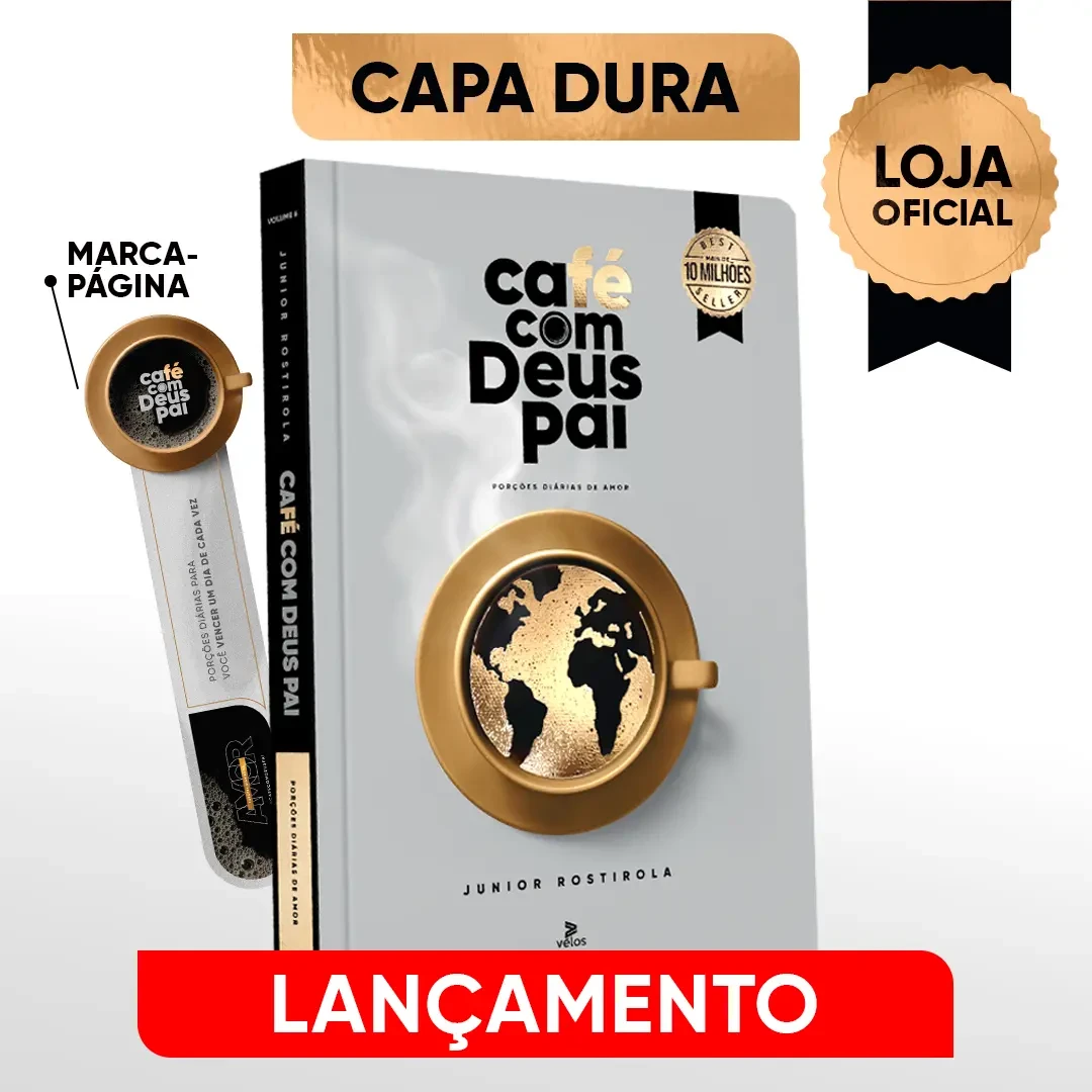 Livro Café Com Deus Pai | Volume 6 | Capa Dura Livro Café Com Deus Pai | Volume 6 | Capa Dura