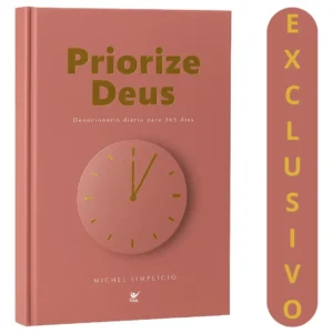 Livro Priorize Deus 2026 Mocha De Michel Simplicio Vol. 1. Editora Vida Capa Dura