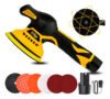 Lixadeira Politriz Roto Orbital a Bateria BLP120 The Black Tools com acessórios e sem fio