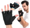 Luva Academia Halteres Neoprene Musculação Esporte Cross Fit Preta Prime Bike
