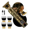 Maquina de Cortar Cabelo Elétrica Aparador Depilador Intimo Pelos Masculino Nixzen Dourado