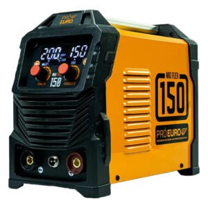 Máquina De Solda Multiprocesso 150a Mig Mma Tig-lift Bivolt 3 Em 1 Pró Euro Laranja 220v